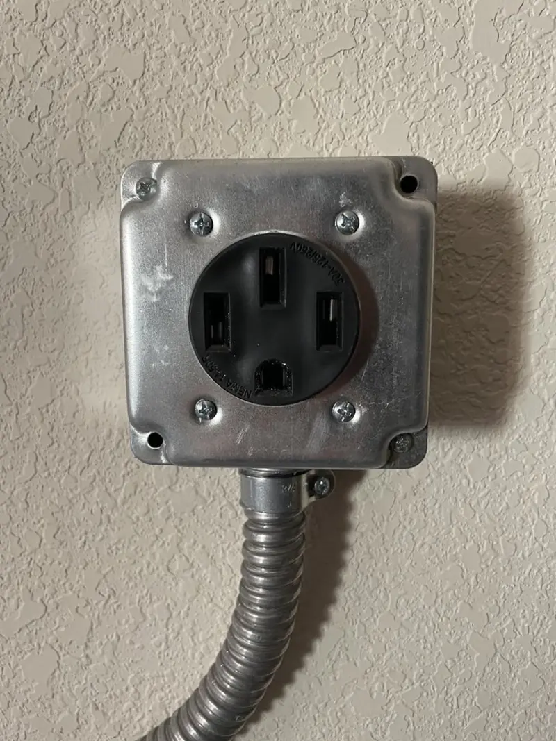 NEMA 14-50 outlet installed for Smart Home Electrical in Centre